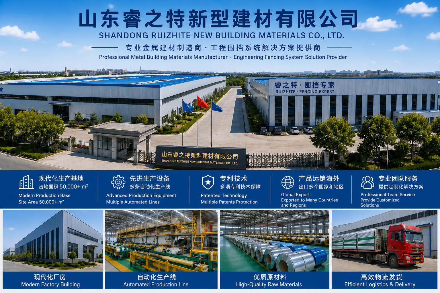 Ruizhite (SteelCM) Launches New-Generation Prefabricated Perforated Windbreak Hoarding System